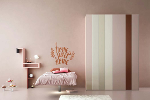 Корпусный шкаф в детскую из крашенного МДФ, SD-004